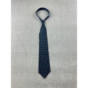 Vintage Barrington Tie Men Multi Color 100% Silk Geometric Korea Made Formal